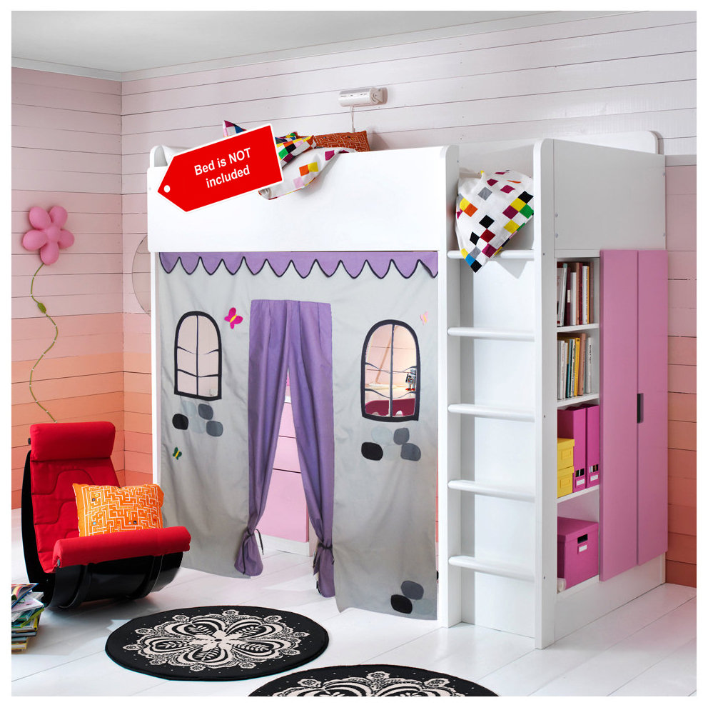 Bunk Bed Playhouse Bed Tent Loft Bed Curtain Free Design And