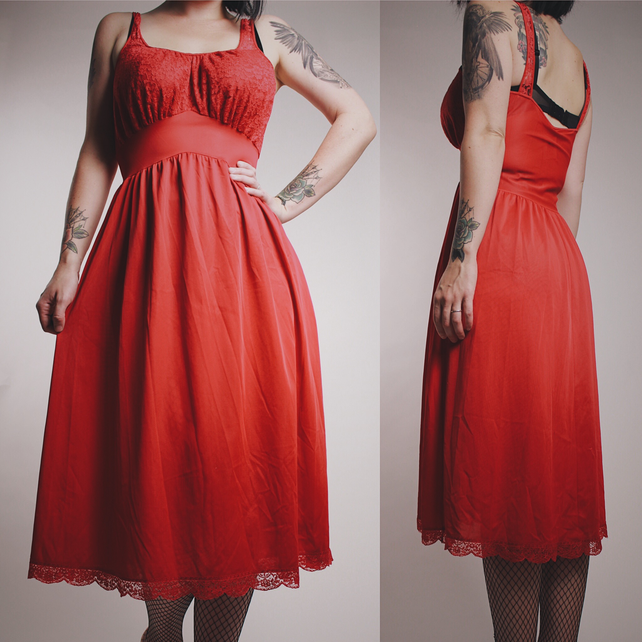 Red satin nightie apologise Simply magnificent red satin nightie are