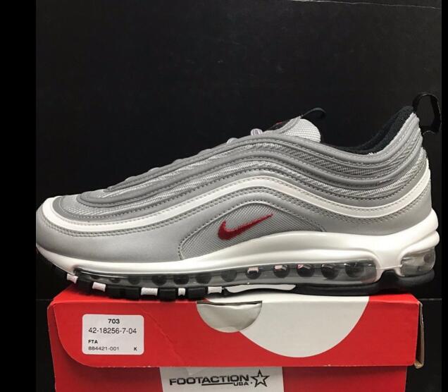 NEW DS 2017 Nike Air Max 97 Metallic Silver Bullet OG QS Retro 884421 001 sold by cleatssale4A NEW DS 2017 Nike Air Max 97 Metallic Silver Bullet OG QS Retro 884421 001 sold by cleatssale4A