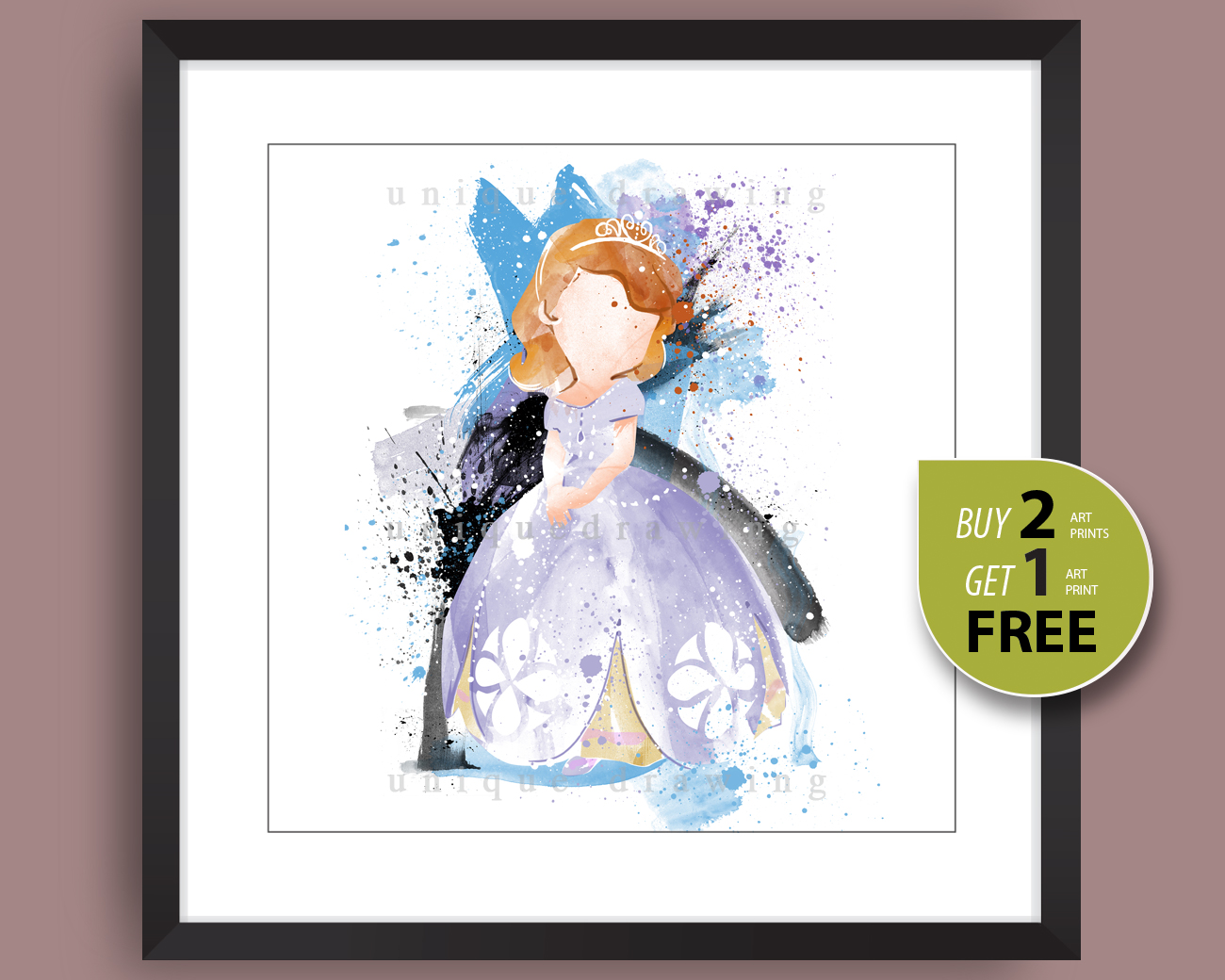 Sofia The First Disney Princess Movie Poster Wall Art Print