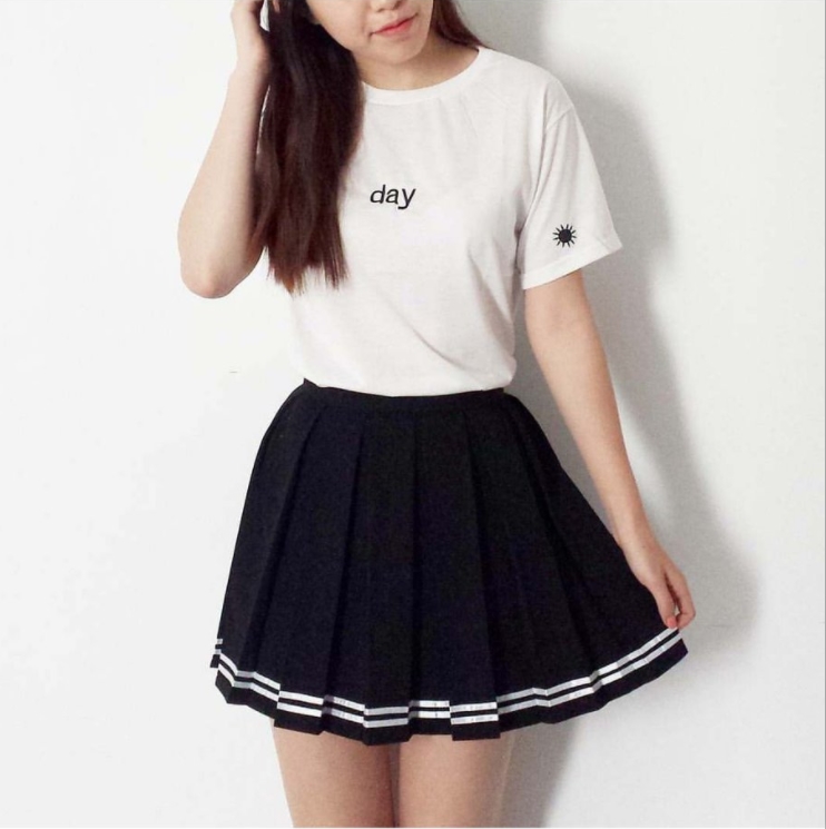 BLACK STRIPED TENNIS SKIRT on Storenvy