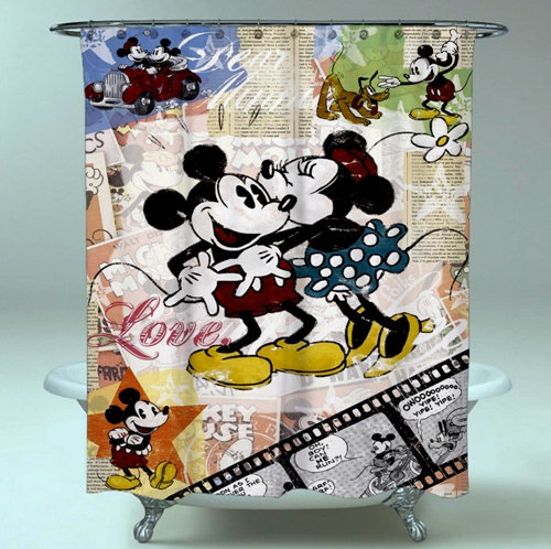 Mickey And Minnie Mouse Vintage Art Best New Favourite Waterproof