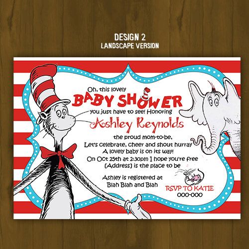 Cat In The Hat Free Printable Invitations 7