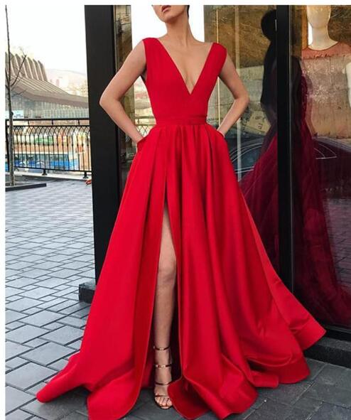 red gowns for womens