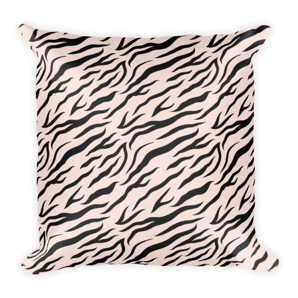 Pink Zebra Throw Pillow Swaguh Online Store Powered By Storenvy