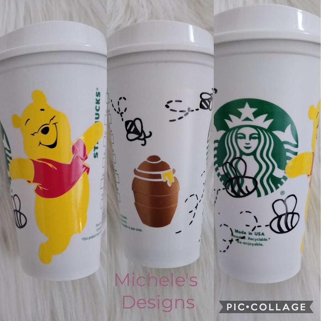 Starbucks Disney Winnie the Pooh Cups