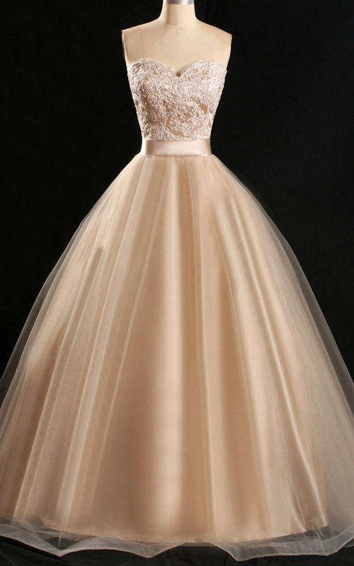gold formal ball gown