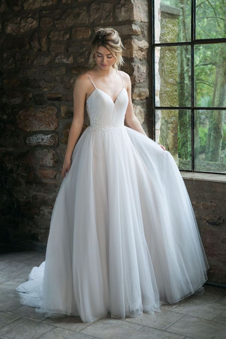 tulle bridal dress