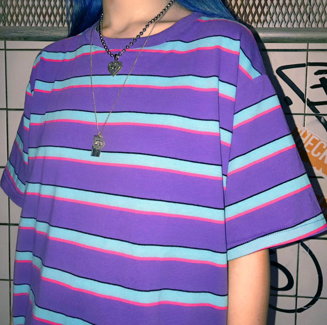 Blue Striped Tee Clearance, 59% OFF 