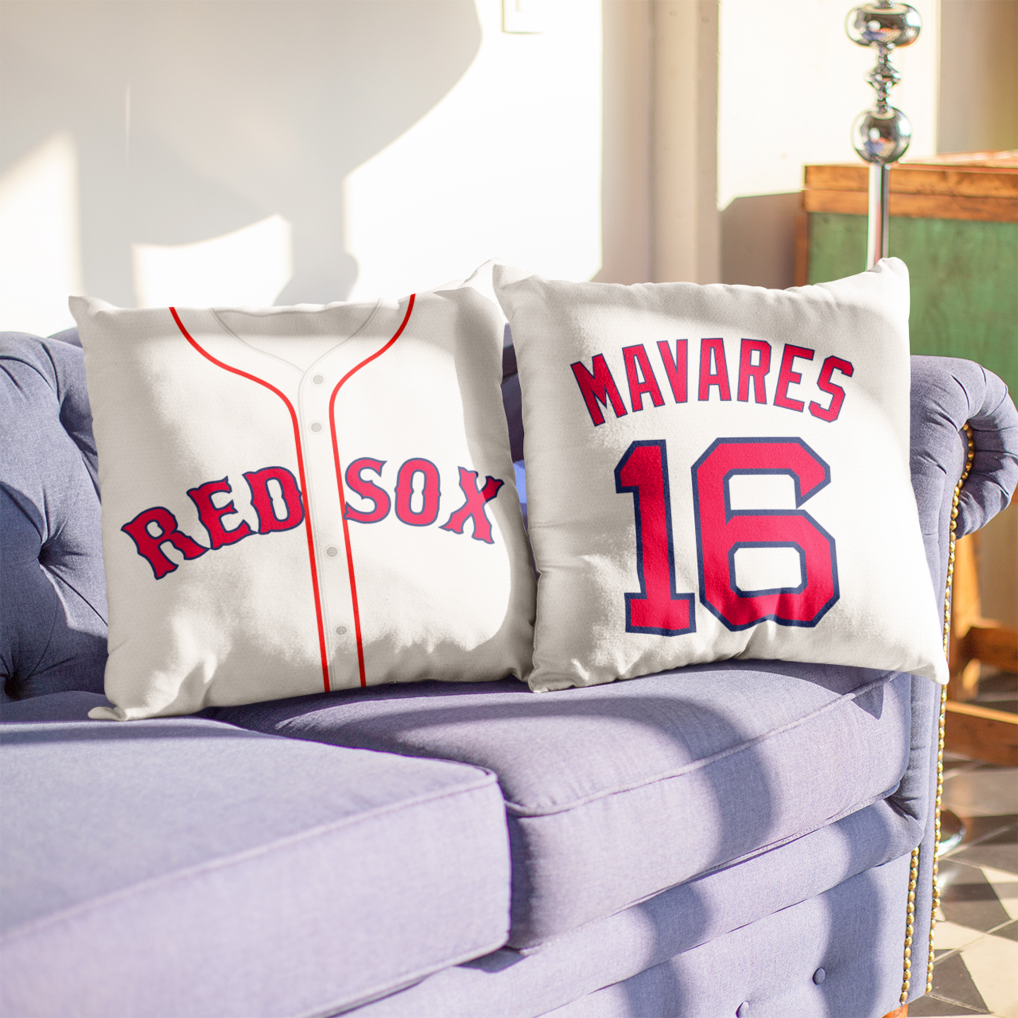 red sox pillow