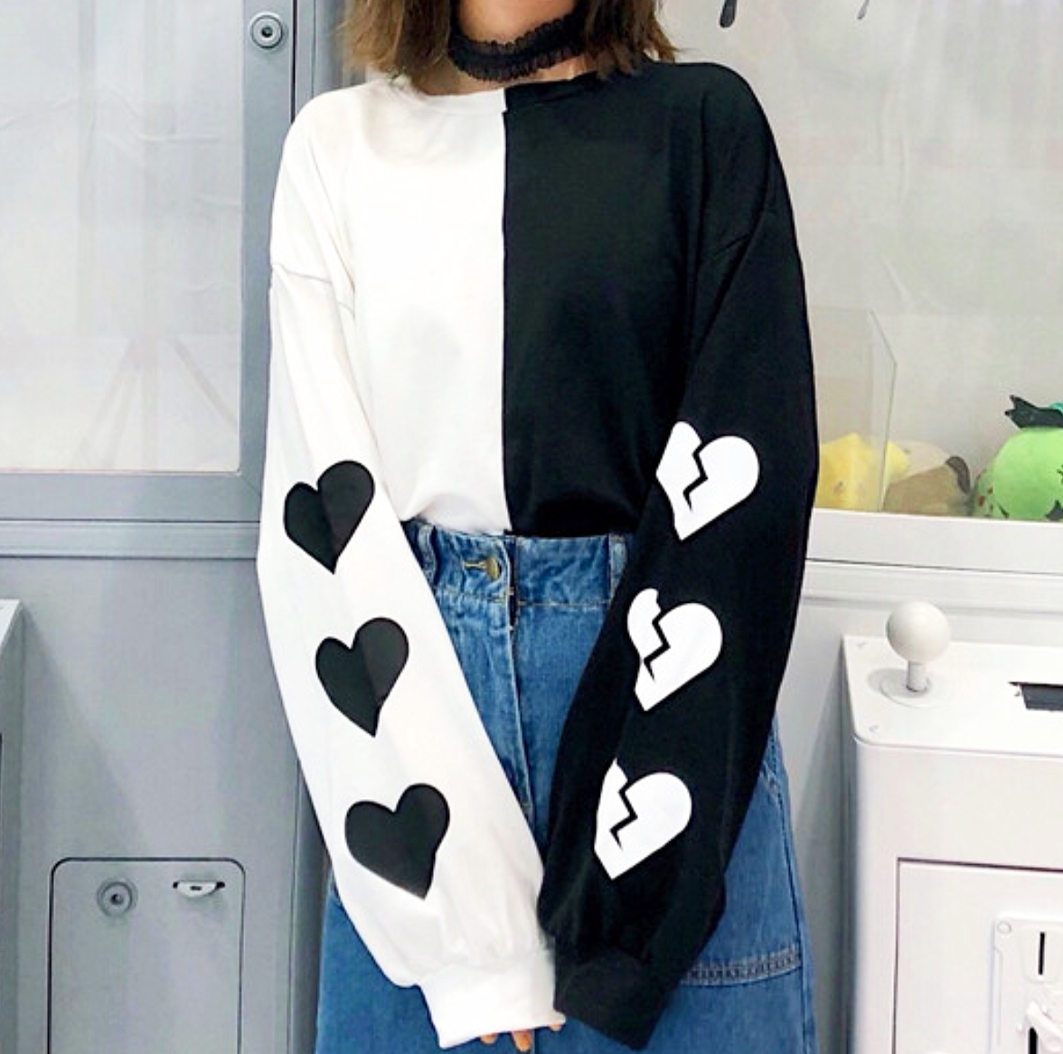 80s crop sweatshirt