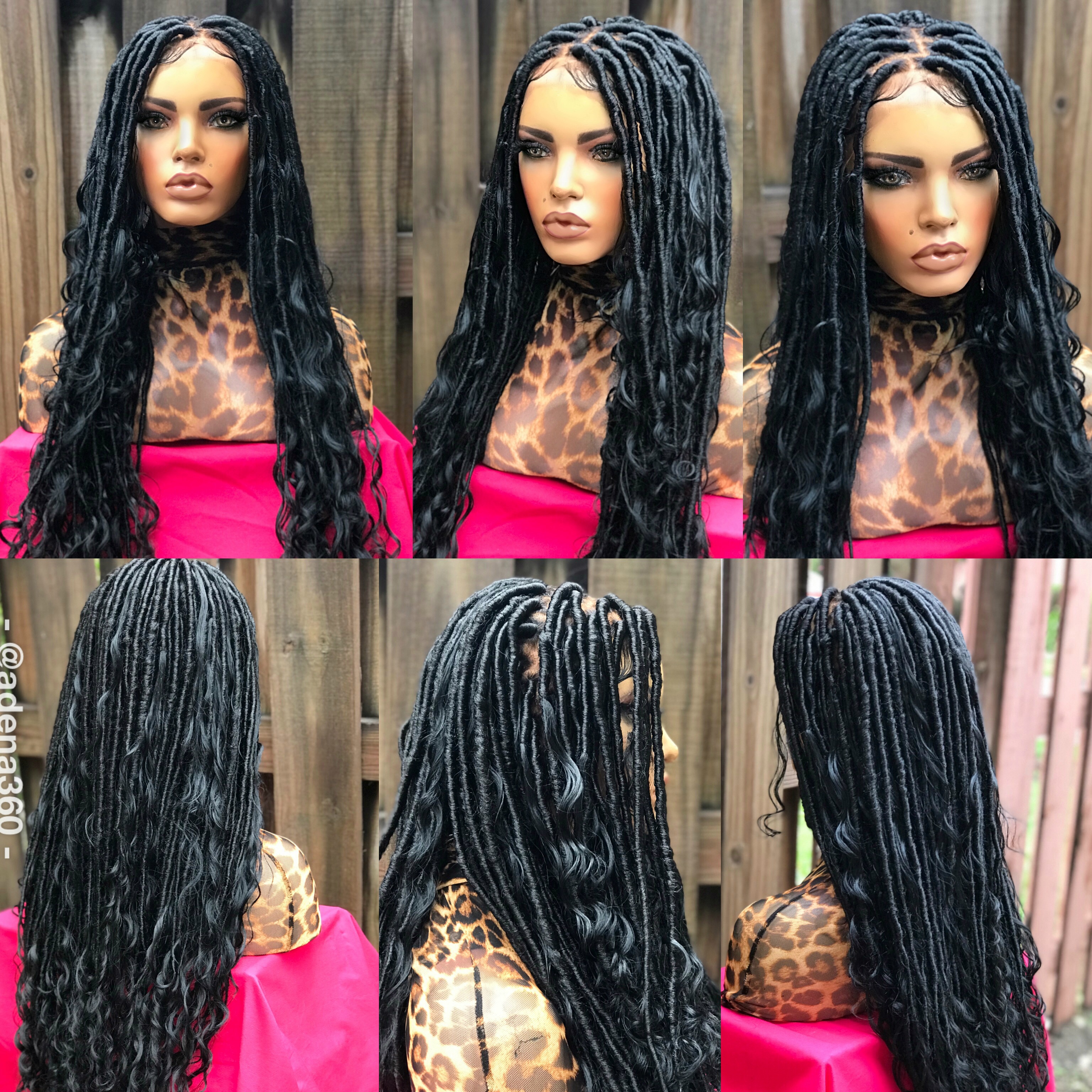 100 Handmade Locs 24 28 Bohemian Goddess Faux Locs Adena360