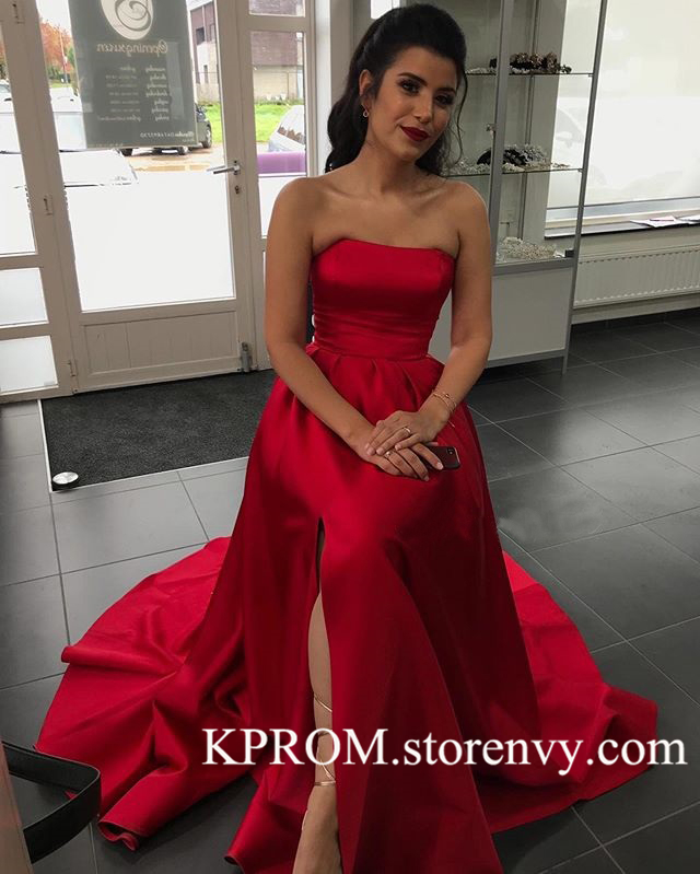 cheap red gowns