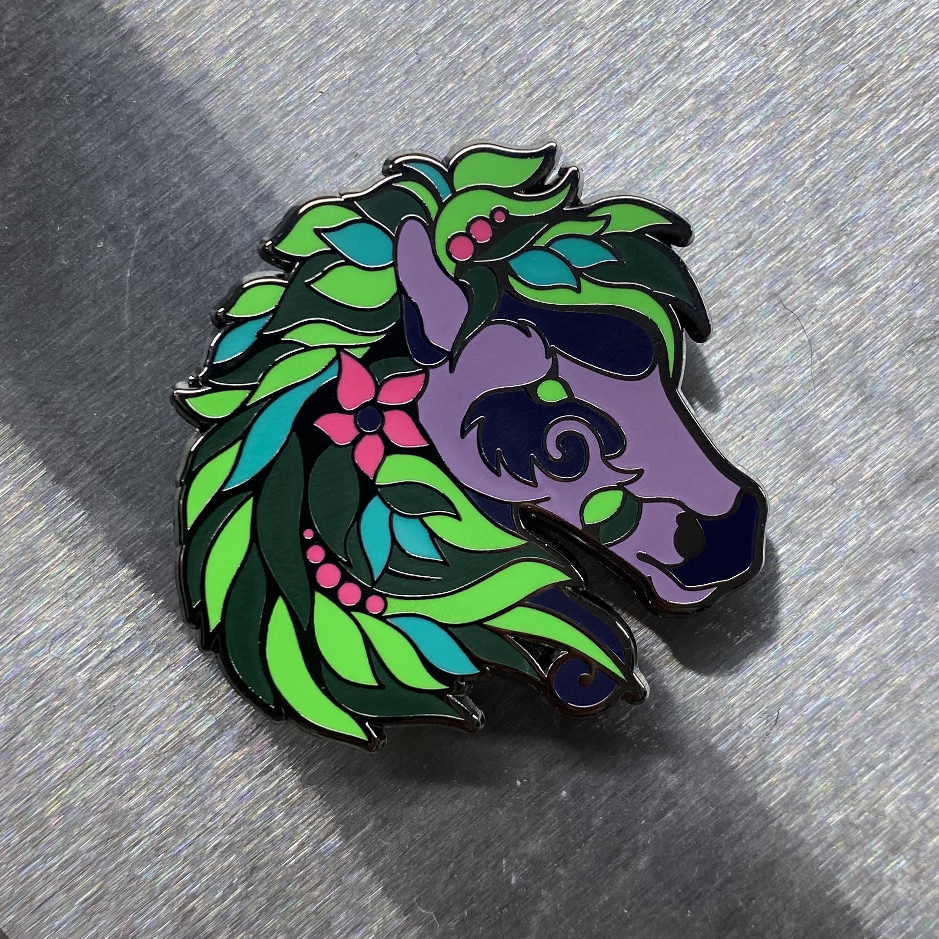 Plant Horse - Enamel Pin - Limited Edition 50 · Katy Lipscomb · Online