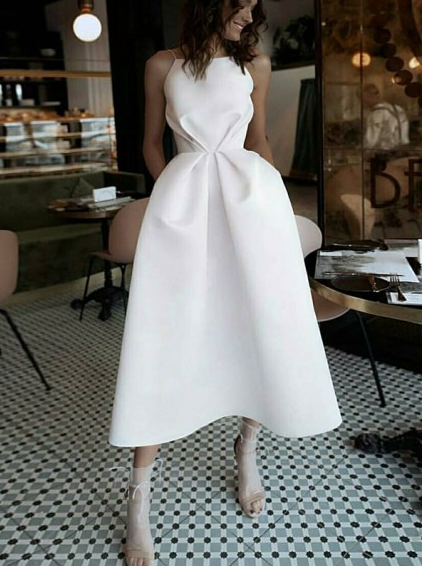 midi length prom dresses