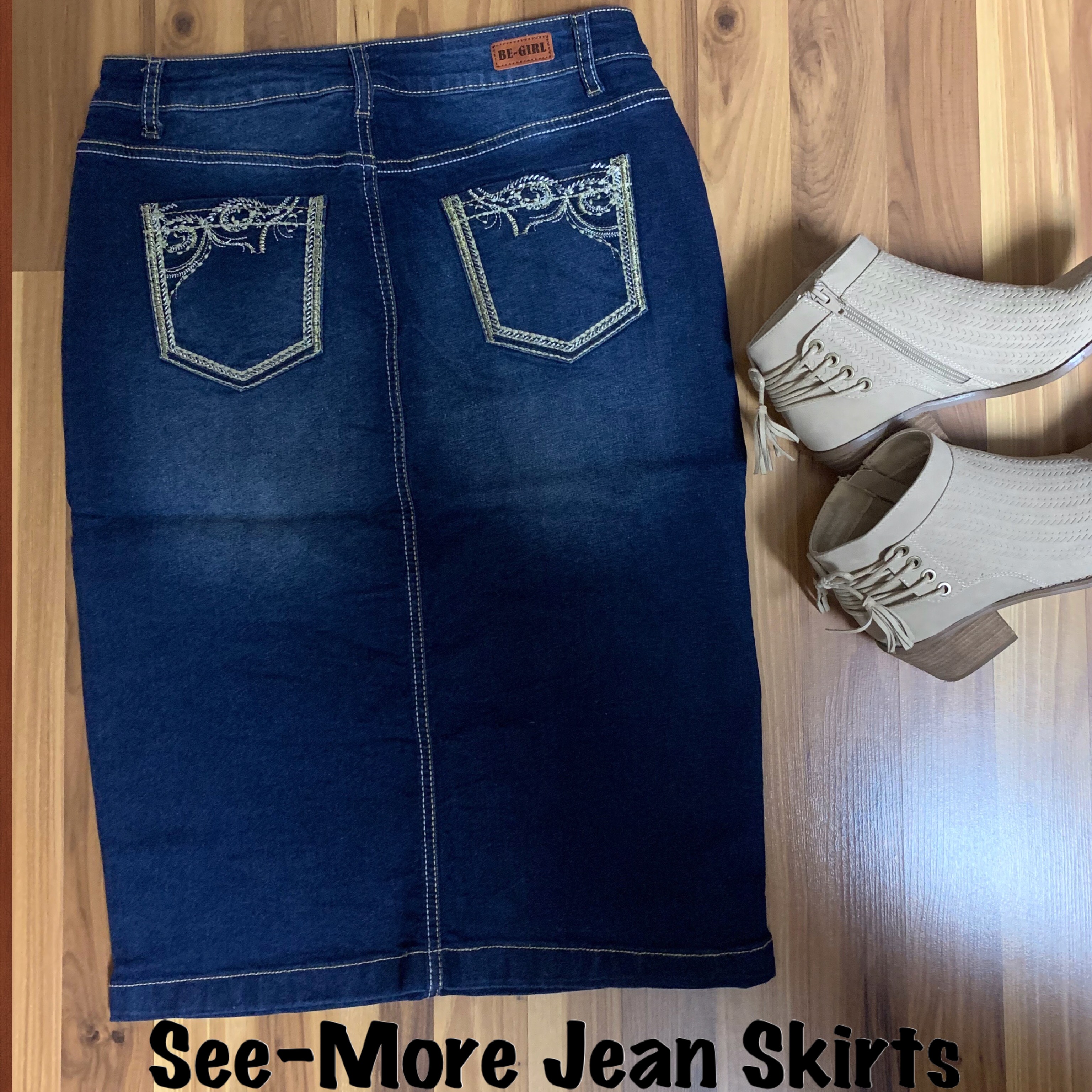 jeans skirts