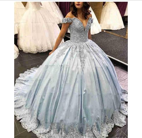 light blue 15 dress