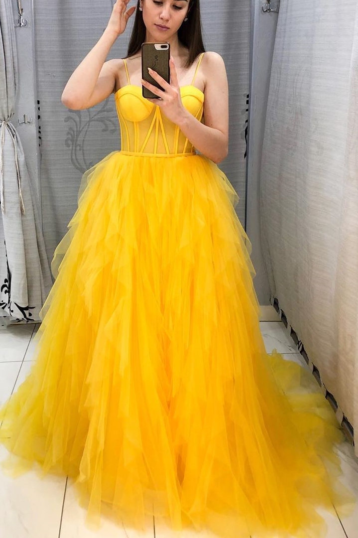 yellow prom dress jewelry