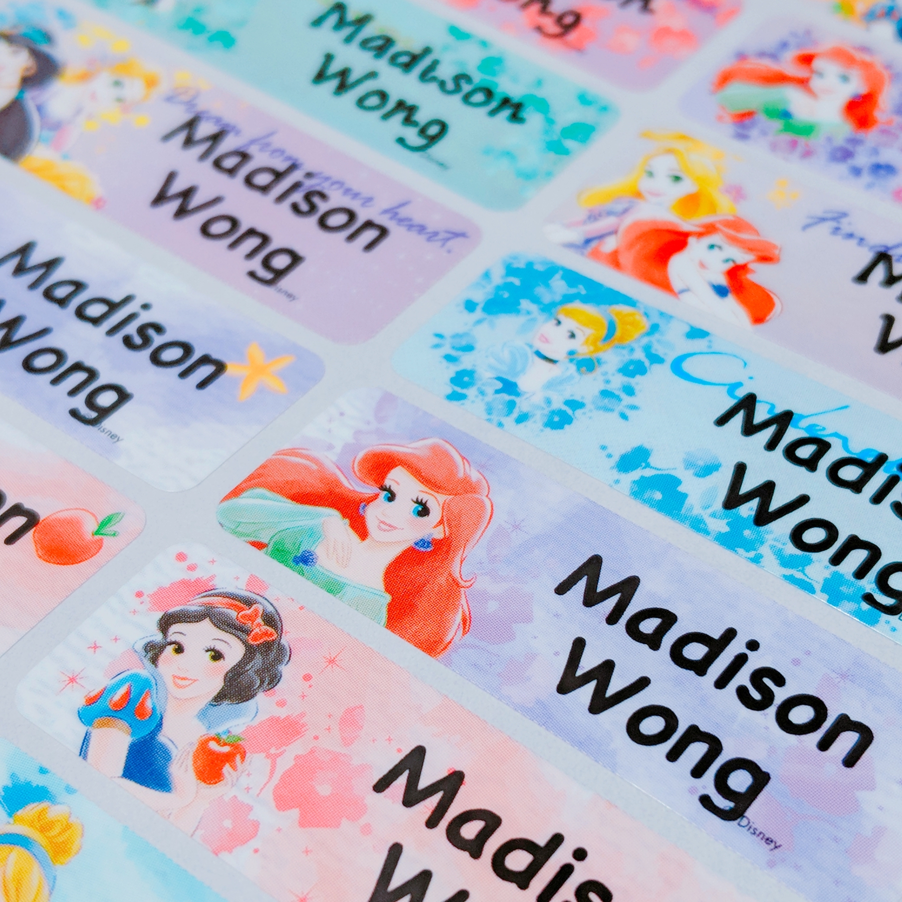 Princess Disney Return Address Label Gift For Kids Name s Allergy Labels Sticker Party Baby Water Bottle Preschool Summer Camp Sippy Cup Sold By Stickerlabel On Storenvy