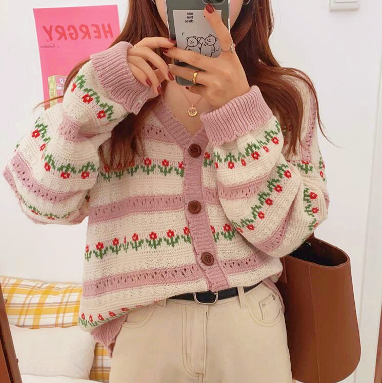 vintage knit cardigan