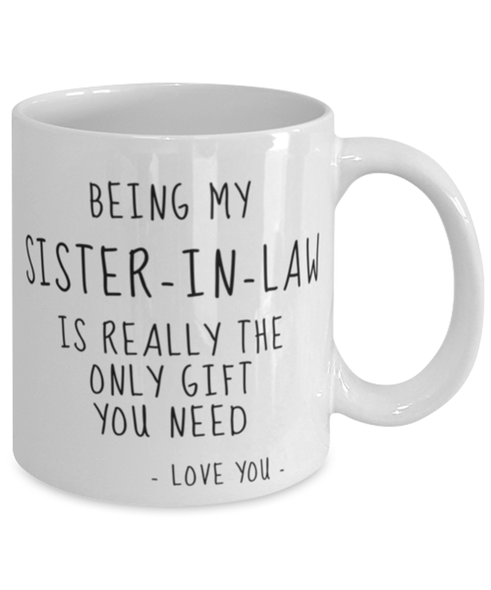 Sister-In-Law Coffee Mug - Sister-In-Law By Chance, Friend By Choice - Hand  Painted Coffee Mug - Sister In Law - Sister Gift - Sister Mug - Sister in  law gifts, Law christmas,